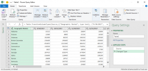 Power Query Window