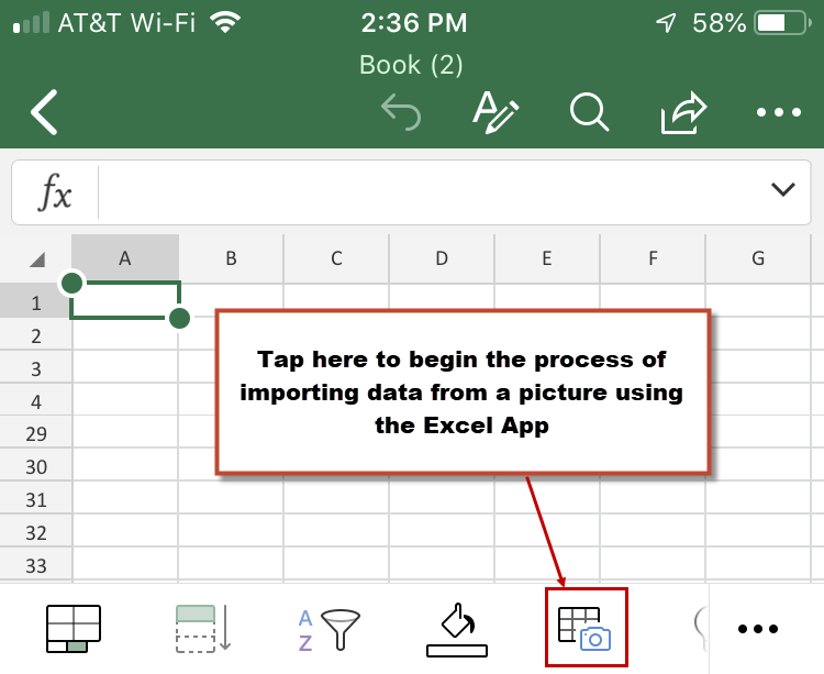 Snap A Picture To Import Data Into Excel K2 Enterprises 3015