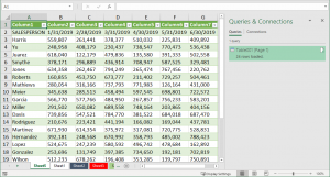 PDF Data Converted and Imported Into Excel